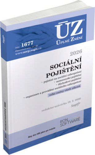 Sociální pojištění 2026 - ÚZ č. 1677