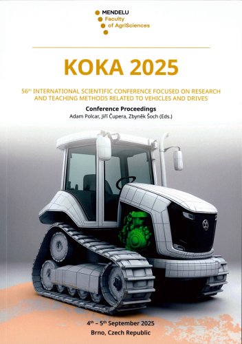 KOKA 2025 :  56th International Scientific Conference focused on research and teaching methods related to vehicles and drives