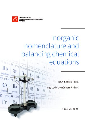 Inorganic Nomenclature and Balancing Chemical Equations