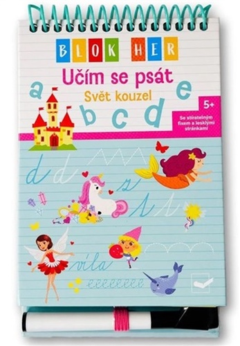 Blok her Učím se psát Svět kouzel