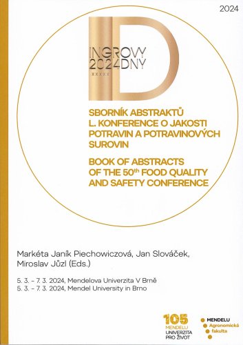 Sborník abstraktů L. konference o jakosti potravin a potravinových surovin