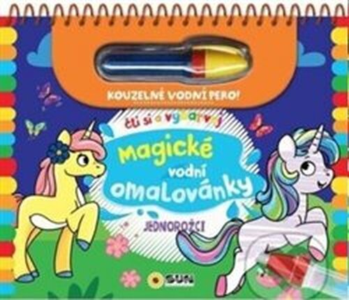 Magické vodní omalovánky - jednorožci