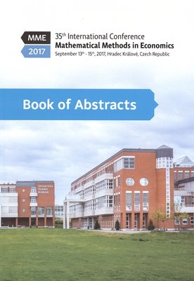 35th International Conference Mathematical Methods in Economics