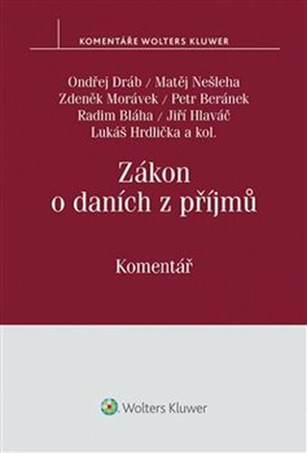 Zákon o daních z příjmů - Zdeněk Morávek, Ondřej Dráb, Matěj Nešleha