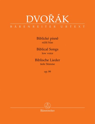 Biblické písně op. 99 (nižší hlas)