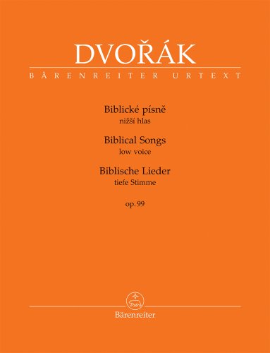 Biblické písně op. 99 (nižší hlas)