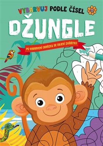 Džungle - Vybarvuj podle čísel
