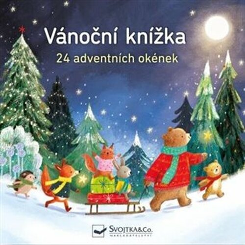 Vánoční knížka 24 adventních okének