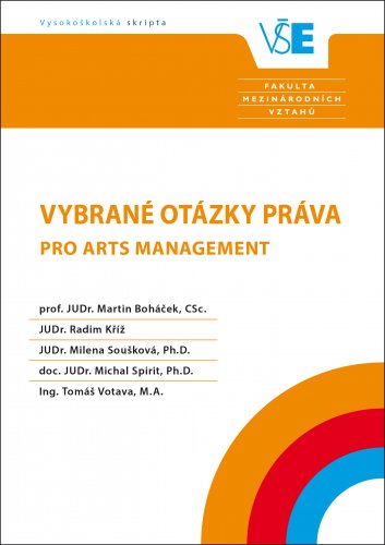 Vybrané kapitoly z práva pro arts management