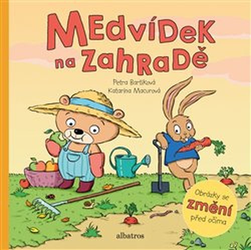 Medvídek na zahradě