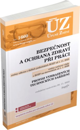 Bezpečnost a ochrana zdraví při práci - ÚZ č. 1660