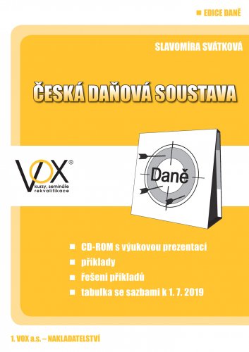 ČESKÁ DAŇOVÁ SOUSTAVA 2019 + CD