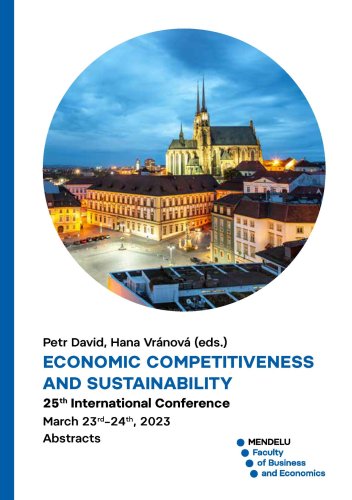25th Internationa Conference Economic Competitiveness and Sustainability. Abstracts