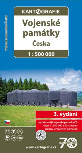 Vojenské památky Česka, 1 : 500 000