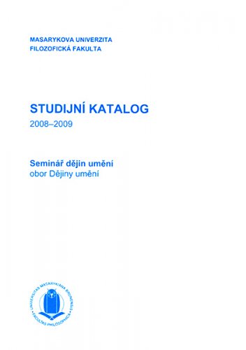 Studijní katalog FF 2008–2009