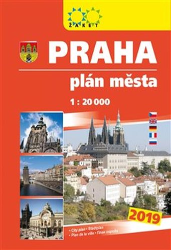 Praha - knižní plán města 2019