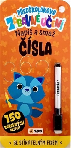 Předškolákovo zábavné učení - ČÍSLA- napiš a smaž