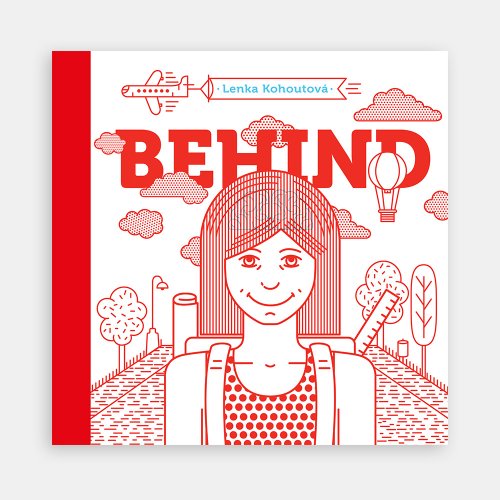 Behind