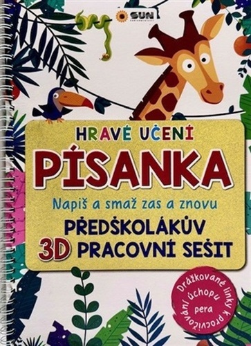 HRAVÉ UČENÍ - PÍSANKA - Napiš a Smaž zas a znovu - Drážkované linky