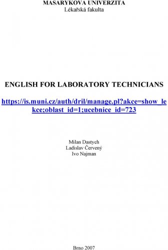 English for Laboratory Technicians