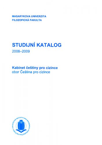Studijní katalog FF 2008–2009