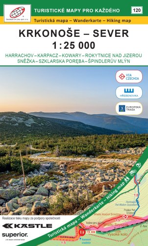 Krkonoše – sever 1 : 25 000