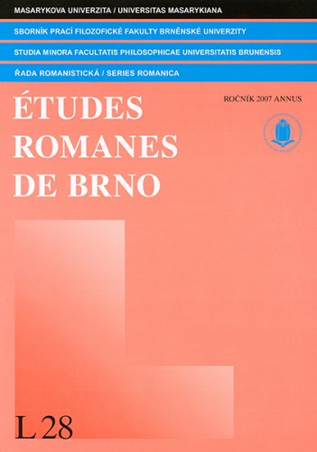 Sborník prací Filozofické fakulty brněnské univerzity L 28 – řada romanistická. Études Romanes de Brno