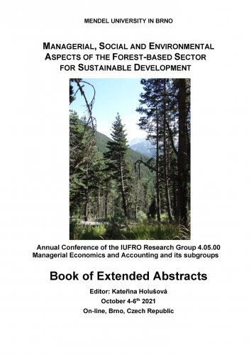 Managerial, Social and Environmental Aspects of the Forest-based Sector for Sustainable Development