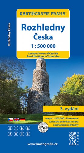 Rozhledny Česka, 1 : 500 000