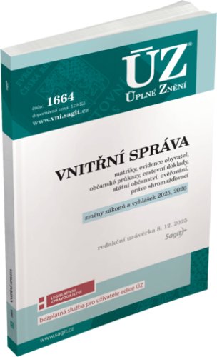 Vnitřní správa - ÚZ č. 1664
