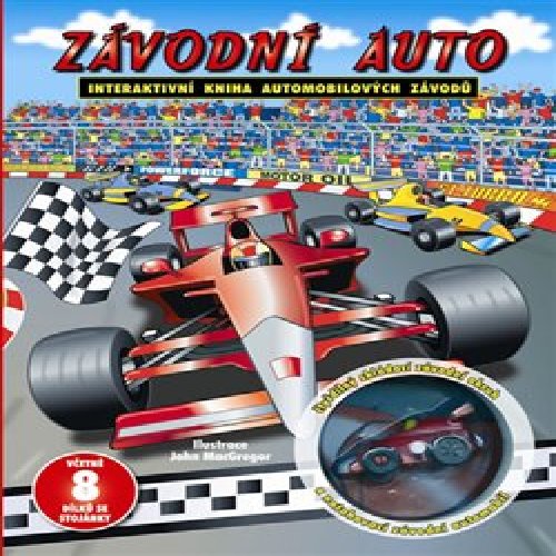 Závodní auto se skládací dráhou + model autíčka