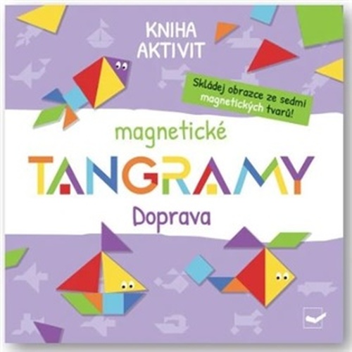 Kniha aktivit magnetické TANGRAMY Doprava