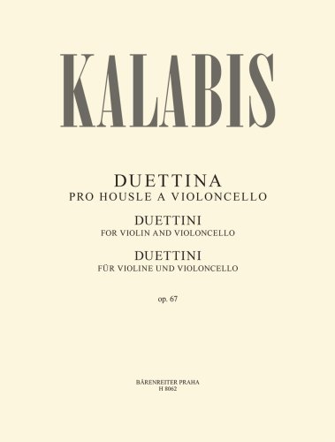 Duettina pro housle a violoncello op. 67