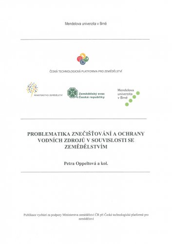 Problematika znečišťování a ochrany vodních zdrojů v souvislosti se zemědělstvím