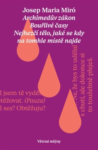 Hry. Archimedův zákon. Bouřlivé časy. Nejhezčí tělo, jaké se kdy na tomhle místě najde.