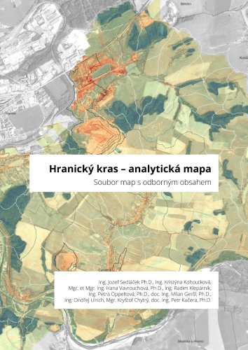 Hranický kras – analytická mapa. Soubor map s odborným obsahem
