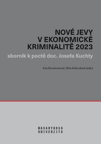 Nové jevy v ekonomické kriminalitě 2023