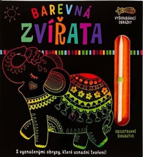 Barevná zvířata - Vyškrabávací obrázky - Olena Herasimova