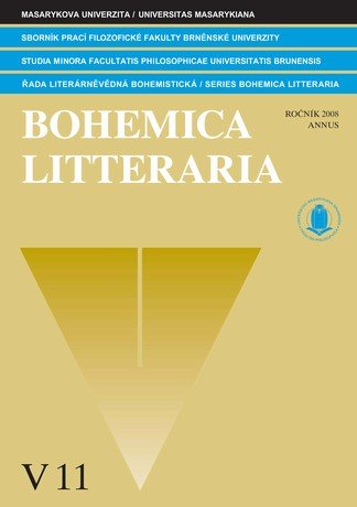 Sborník prací filozofické fakulty brněnské univerzity V 11 řada literárněvědná bohemistická