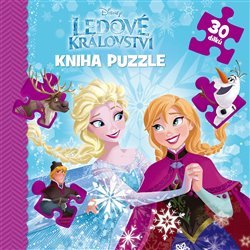 Ledové království - Kniha puzzle 30 dílků