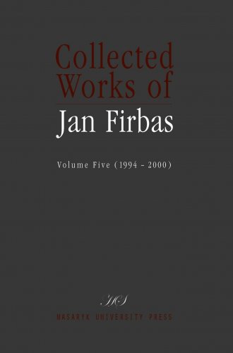 Collected Works of Jan Firbas