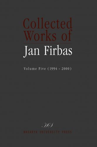 Collected Works of Jan Firbas