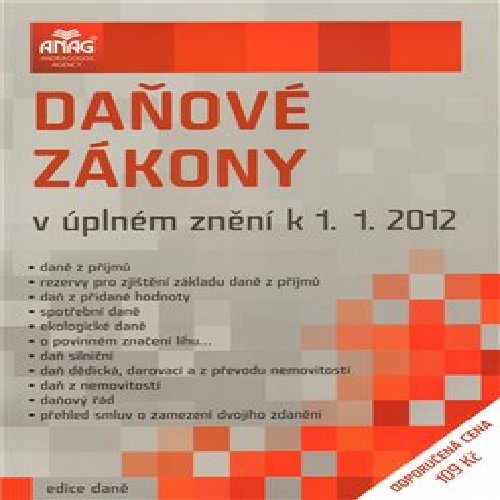 Daňové zákony v úplném znění k 1. 1. 2012