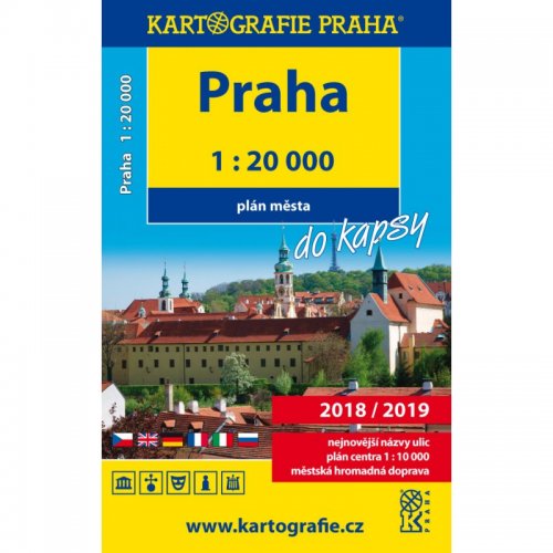 Praha 1:20 000, plán města do kapsy