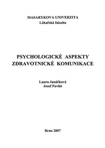 Psychologické aspekty zdravotnické komunikace