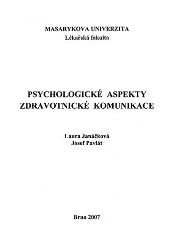 Psychologické aspekty zdravotnické komunikace