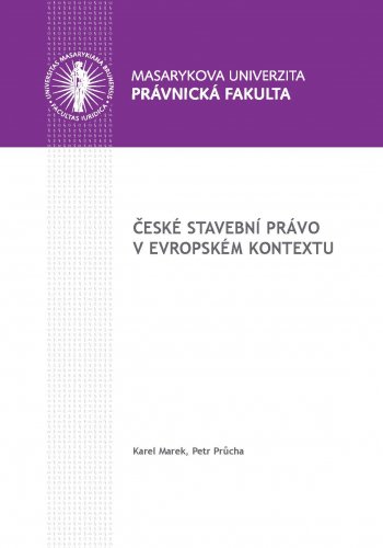 České stavební právo v evropském kontextu