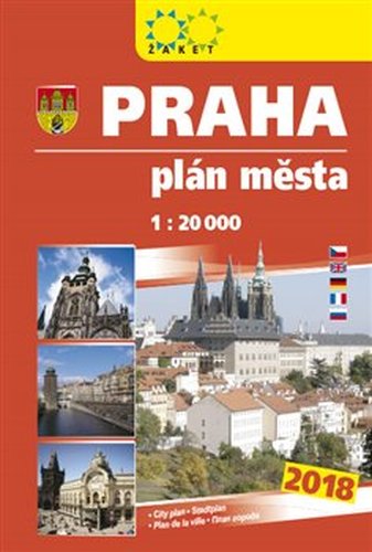Praha - plán města 1:20 000