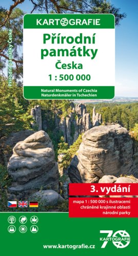 Přírodní památky Česka, 1 : 500 000