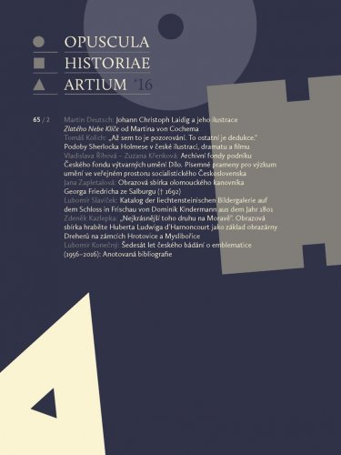 Opuscula historiae artium